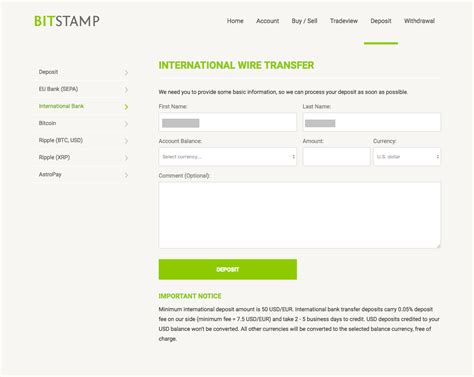 bitstamp wire transfer fee.